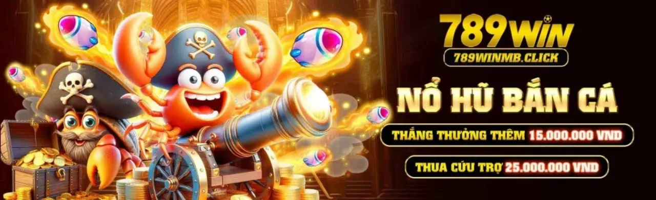 Hình ảnh chính Nổ Hũ 789win01 với các trò chơi slot và jackpot lớn